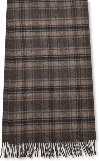 Filippa K Merino Check Scarf BROWN CHECK One Size Filippa K Merino Check Scarf BROWN CHECK One Size