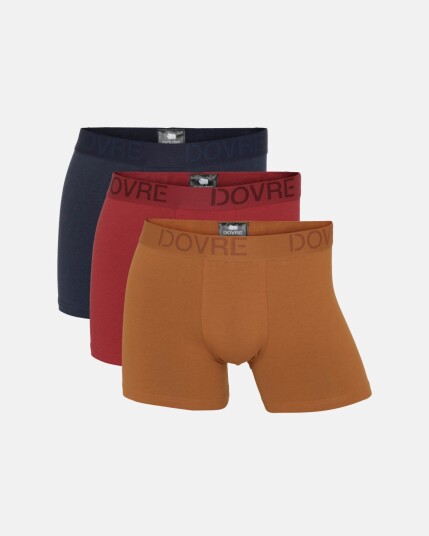 Dovre Boxer Bambus 3 pakning Flerfarget