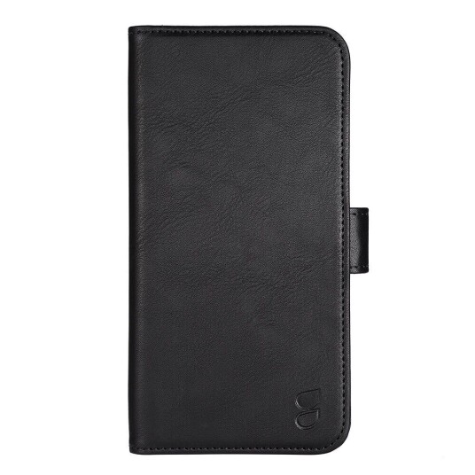 GEAR Lommebok Flip-deksel 2-i-1 i Skinn til iPhone 14 Plus - Svart