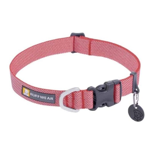 Ruffwear Hi & Light Dog Collar Salmon Pink Halsbånd Til Hund 51-66 cm
