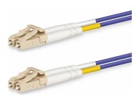 Lanview - Koblingskabel - LC/UPC (hann) til LC/UPC (hann) - 5 m - fiberoptisk - dupleks - OM4 - halogenfri, 10 Gigabit ethernet, 100 Gigabit ethernet, 40 Gigabit ethernet - hvit, gul, purpur, beige