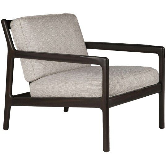 Ethnicraft Ethnicraft Jack Loungestol / Ivory Lenestoler Mahogni Elfenben 35102