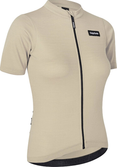 GripGrab Womens EXPLR merinotech sykkeltrøye kortermet beige dame