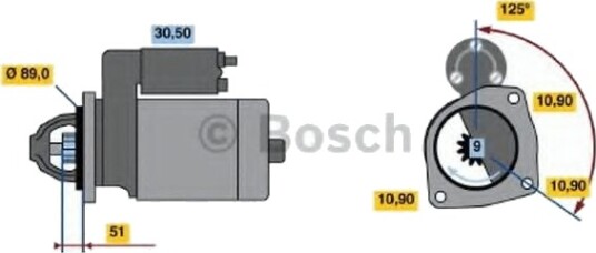 BOSCH 0 986 017 240 Starter