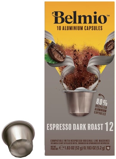 Belmio Espresso Dark Roast kaffekapsler til Nespresso 10 pk Belmio Espresso Dark Roast kaffekapsler til Nespresso 10 pk