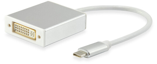 EQUIP USB Typ C Stecker auf DVI-I Dual Link Buchse Adapter