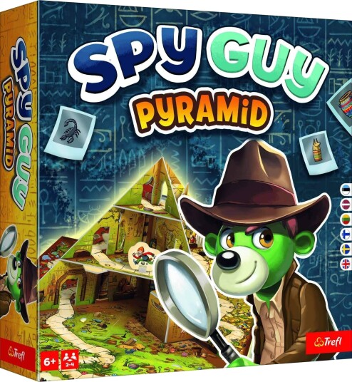 Northix Spy Guy Pyramid brettspill for 2-4 spillere i alderen 8+ 02968T