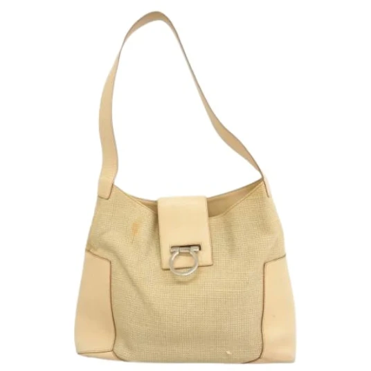 Salvatore Ferragamo Dame Beige