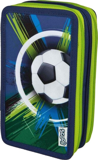 Undercover Pennal Med Innhold 3 Rom 19x12x7 Cm Fotballmotiv