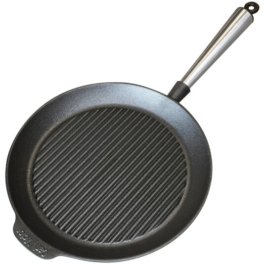Carl Victor Grillpanne i støpejern 28 cm, stålhåndtak 1782336-01-0 1782358-01-0 Carl Victor Grillpanne i støpejern 28 cm, stålhåndtak 1782336-01-0 1782358-01-0
