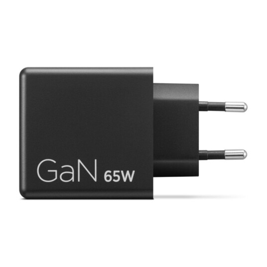 Lenovo Dobbel USB C GaN lader for bærbar PC 65 W svart 40AW065BEU