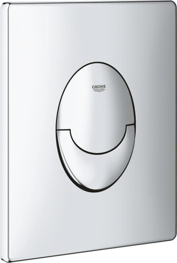 Grohe Betjeningsplate wc skate air 2-skyll krom lodrett montering Grohe Betjeningsplate wc skate air 2-skyll krom lodrett montering