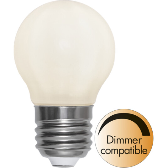 Opalhvit dimbar E27 LED 4,5 cm H7,8 cm
