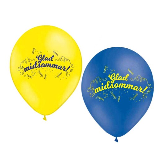 Ballongkungen AB Ballonger Glad Midsommar - 10-pakning