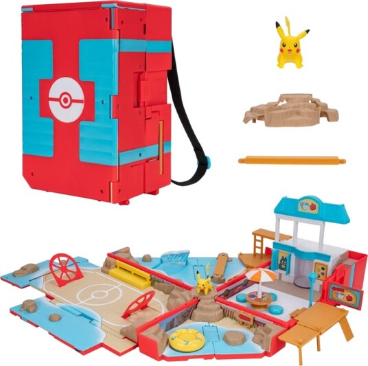 Pokémon Strandlekesett med Bæreveske - Portabel Lekesett med Pikachu Figur Pokémon Strandlekesett med Bæreveske - Portabel Lekesett med Pikachu Figur