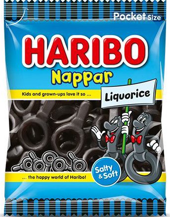 Haribo Salte Smokker Lakrissmokker 80 gram