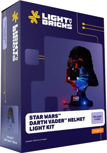 Light My Bricks Star Wars Darth Vader Helmet lyssett