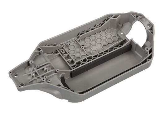 Traxxas 6723R Main Chassis Long Battery Rustler 4x4