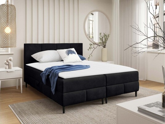 Celestine Oppbevaringsseng 180x200 cm Svart