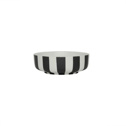 Oyoy Toppu skål Ø13 cm Black-white