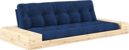 Karup Design Base Sovesofa med sideboks Blå/517 Kongeblå