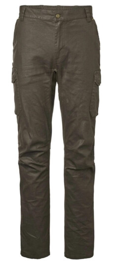 Chevalier Men's Vintage Pants Leather Brown 50