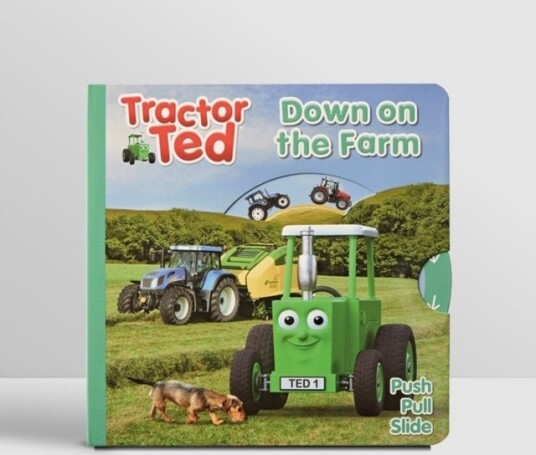 Tractor Ted Down on the Farm Push Pull Slide