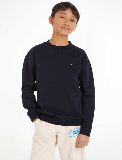 Tommy Hilfiger U Timeless Fleece Sweatshirt Navy 128 Tommy Hilfiger U Timeless Fleece Sweatshirt Navy 128