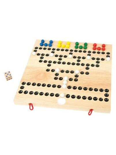 Small Foot Wooden Barricade Dice Game