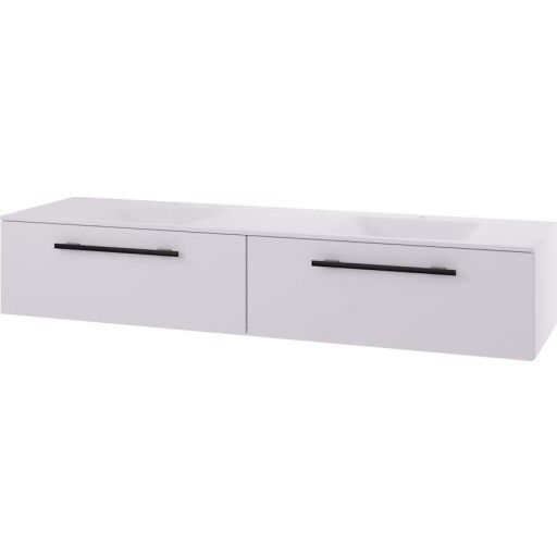 Servantskap Linn Bad Ingrid 160 cm Dobbel 2*1 Skuff 110116D2S Servantskap Linn Bad Ingrid 160 cm Dobbel 2*1 Skuff 110116D2S