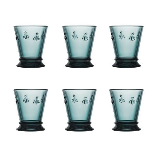 La Roch?re Abeille drikkeglass 26 cl 6-pakning M?rkebl?