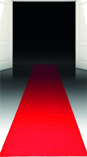 450x60 cm Rød Løper VIP Party