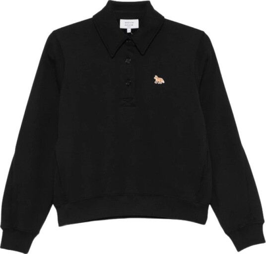 Maison Kitsuné Dame Gensere & Hettegensere Svart S,