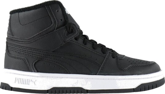 Puma Støvler   Rebound Gjørme Mid Vann Jr   Puma Black/Puma Whit   Puma   39   Støvler Hvit Svart