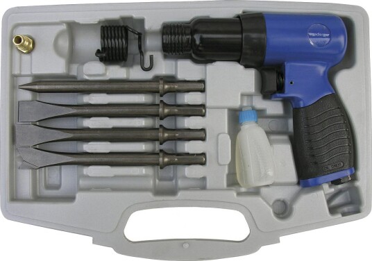 Adler Tools Slaghammer-Sett MA064 Trykkluft 1/4", 4 Meisler 190 mm