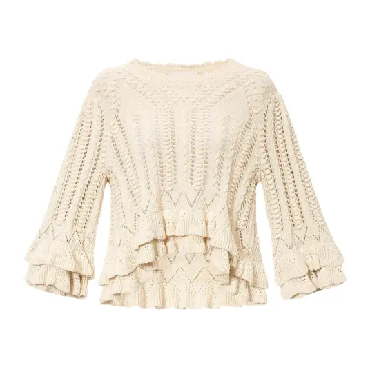 Marant étoile Dame Strikkevarer Beige 2XS, Marant étoile Dame Strikkevarer Beige 2XS,