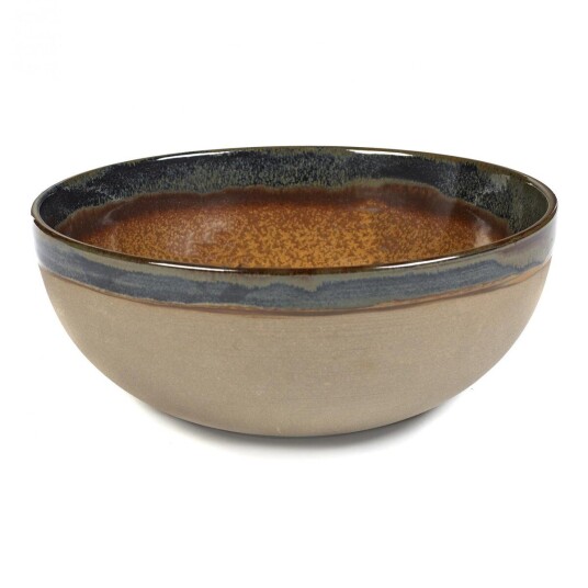 Serax Surface salatskål 23,5 cm Rusty brown
