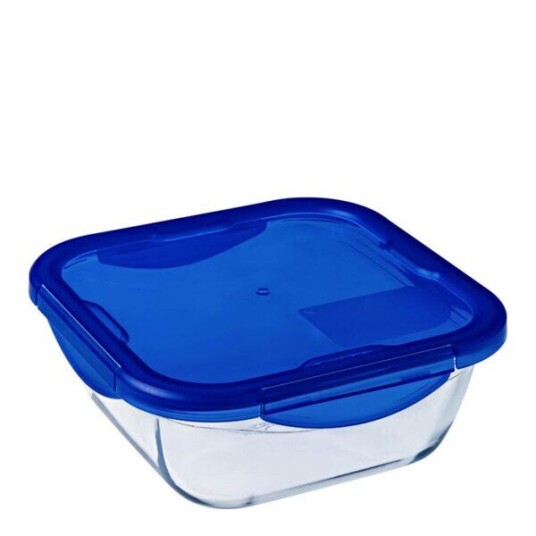 Pyrex Cook & Go oppbevaringsboks 0,8L blå/klar Pyrex Cook & Go oppbevaringsboks 0,8L blå/klar