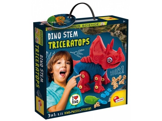 I'm A Genius Little Genius Dino Stem Triceratops 92420 Lisciani