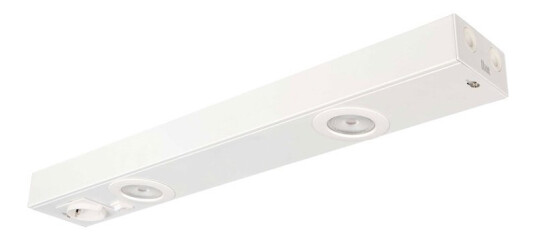 Llitt Emma 580 Kjøkkenbenklampe 2xspot + stikkontakt 3000K 650lm 580cm
