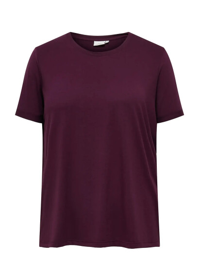 ONLY Carmakoma Carmoster S/S Fold Up Top Jrs Noos - Purple - 50-52 ONLY Carmakoma Carmoster S/S Fold Up Top Jrs Noos - Purple - 50-52