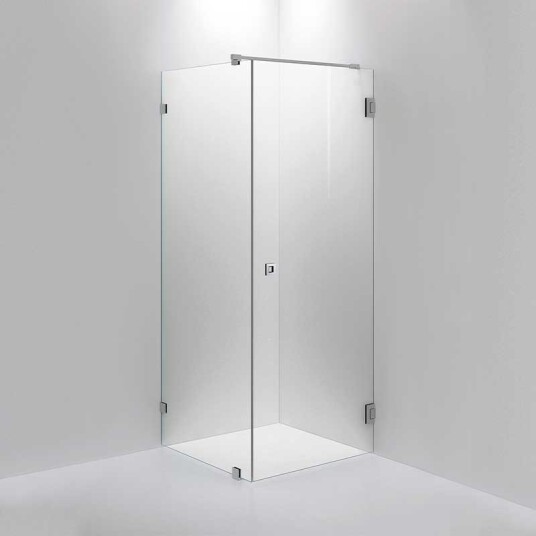 INR Iconic Nordic Rooms Dusjhjørne ARC 13 Original Krom / 80x90cm Timeless Klart Glass