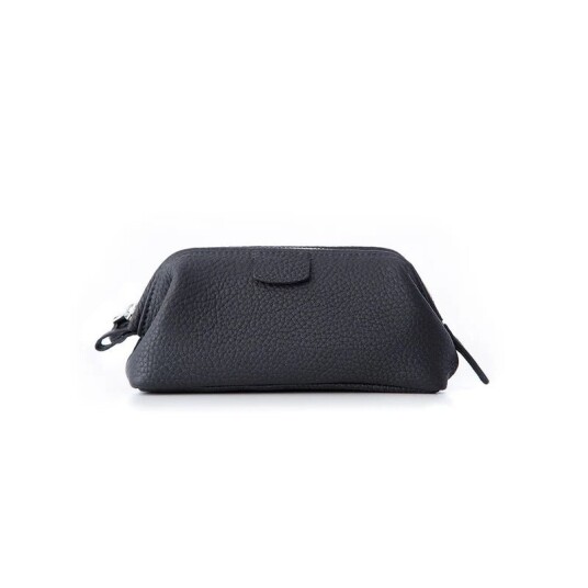 Taylor of Old Bond Street Mini Black Leather Wash Bag Taylor of Old Bond Street Mini Black Leather Wash Bag