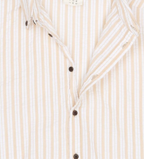 The New Tnsmith S_S Shirt Beige 122/128