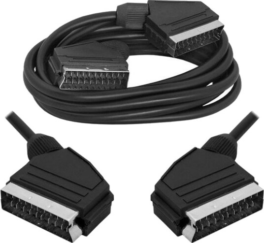 Scart-Kabel Lexton Scart Scart 1,2 M Svart Lx8017a