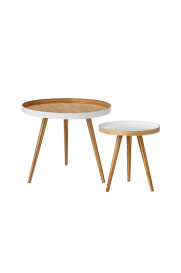 Bloomingville Sofabord Cappuccino, sett med 2 stk. 1610175-01-0