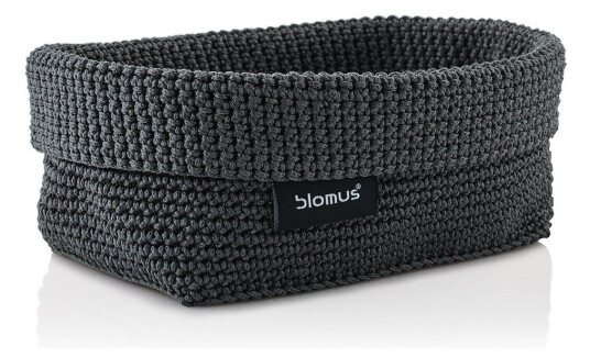 Blomus Tela tekstilkurv L 12 x 20 cm Anthracite 1728087-03-0 1721744-01-0 Blomus Tela tekstilkurv L 12 x 20 cm Anthracite 1728087-03-0 1721744-01-0