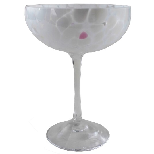 Magnor Swirl champagneglass 22 cl, hvit