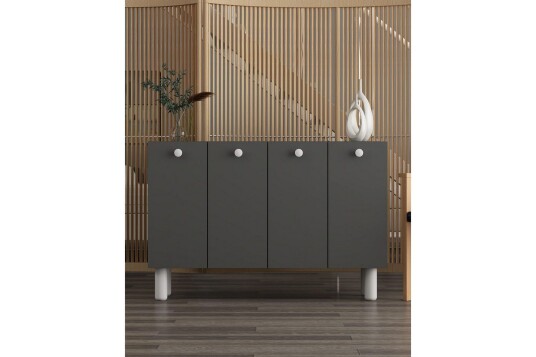 Bohem Konsollbord 120 cm Antrasitt/Hvit