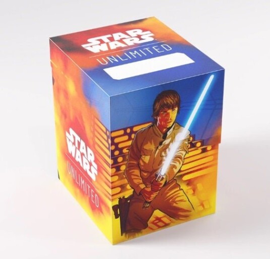 Luke Skywalker Soft Crate Deck Boks Star Wars Unlimited TCG - Kortspill fra Outland Luke Skywalker Soft Crate Deck Boks Star Wars Unlimited TCG - Kortspill fra Outland